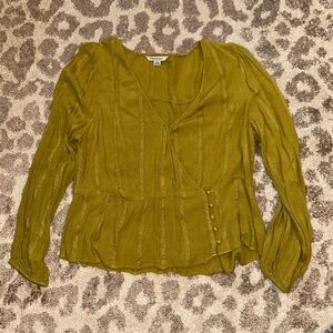 AEO Long Sleeve Blouse